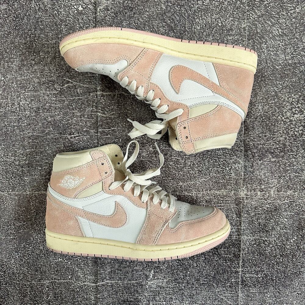 Women's Nike Air Jordan 1 One Retro High OG Washed Pink White Sz 9 (FD2596-600)